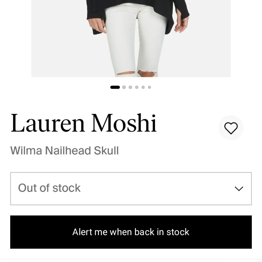 Lauren Moshi Studded Wilma Nailhead hoodie - Picture 9 of 10